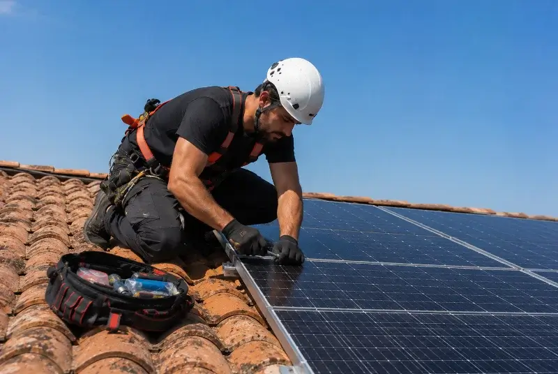 Maintenance et monitoring de panneaux solaires à Rémuzat