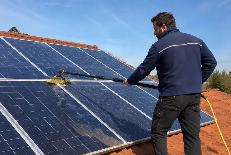 Nettoyage et entretien de panneaux solaires à Rémuzat